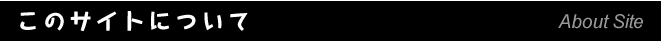 このサイトについて